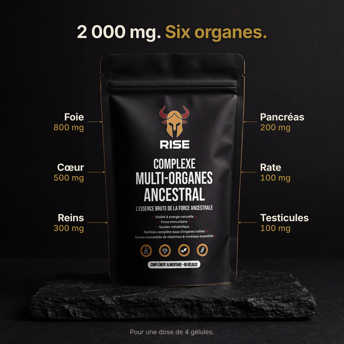 La formule RISE : six organes, dosés au milligramme